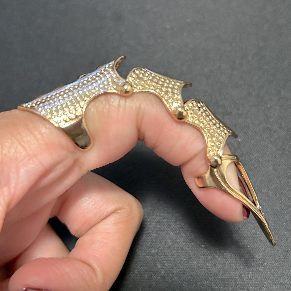 NEW // Gold Joint Rings 3 Pcs - Picture 7 of 9